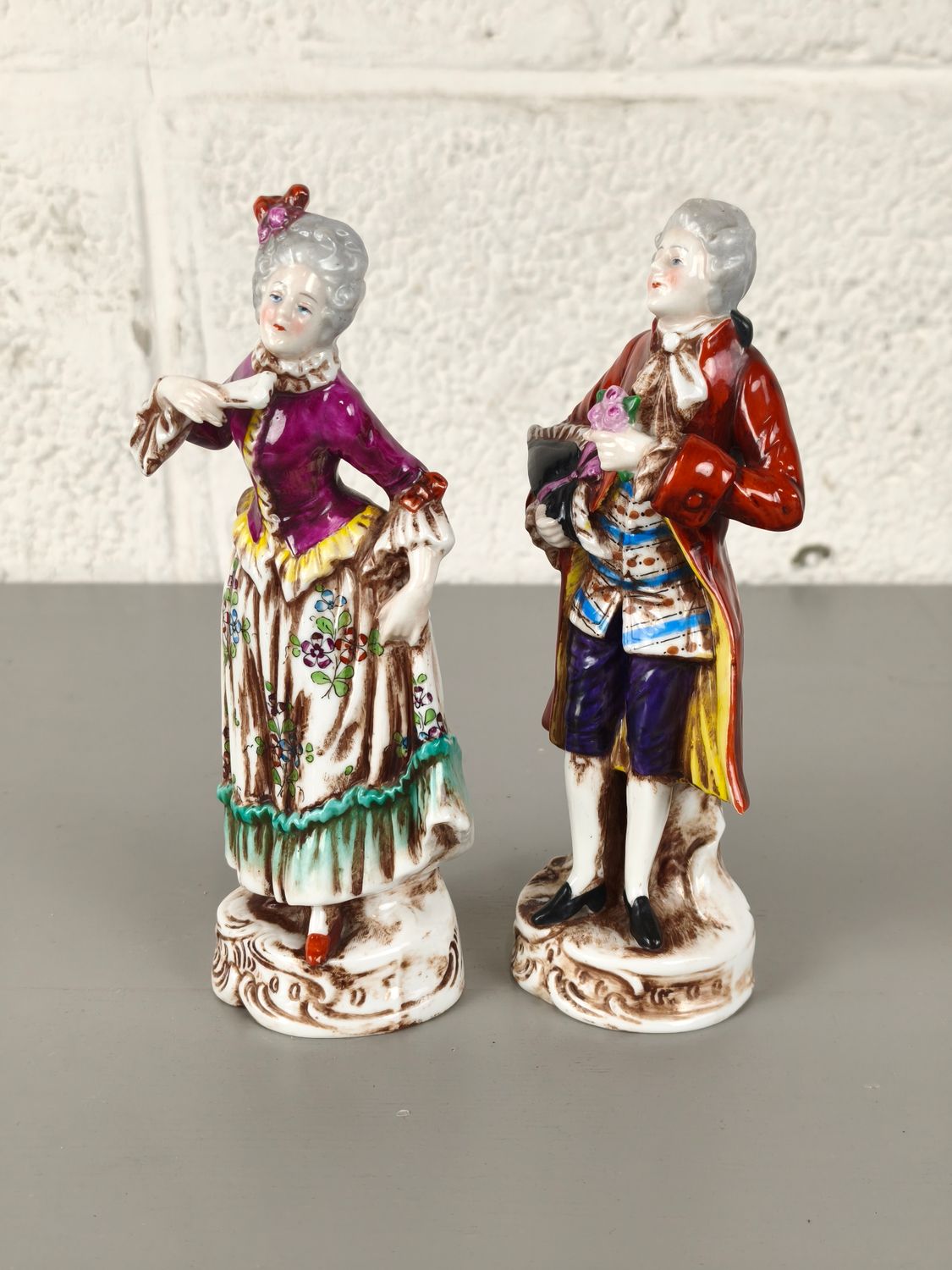 Porcelain statues from Sitzendorf