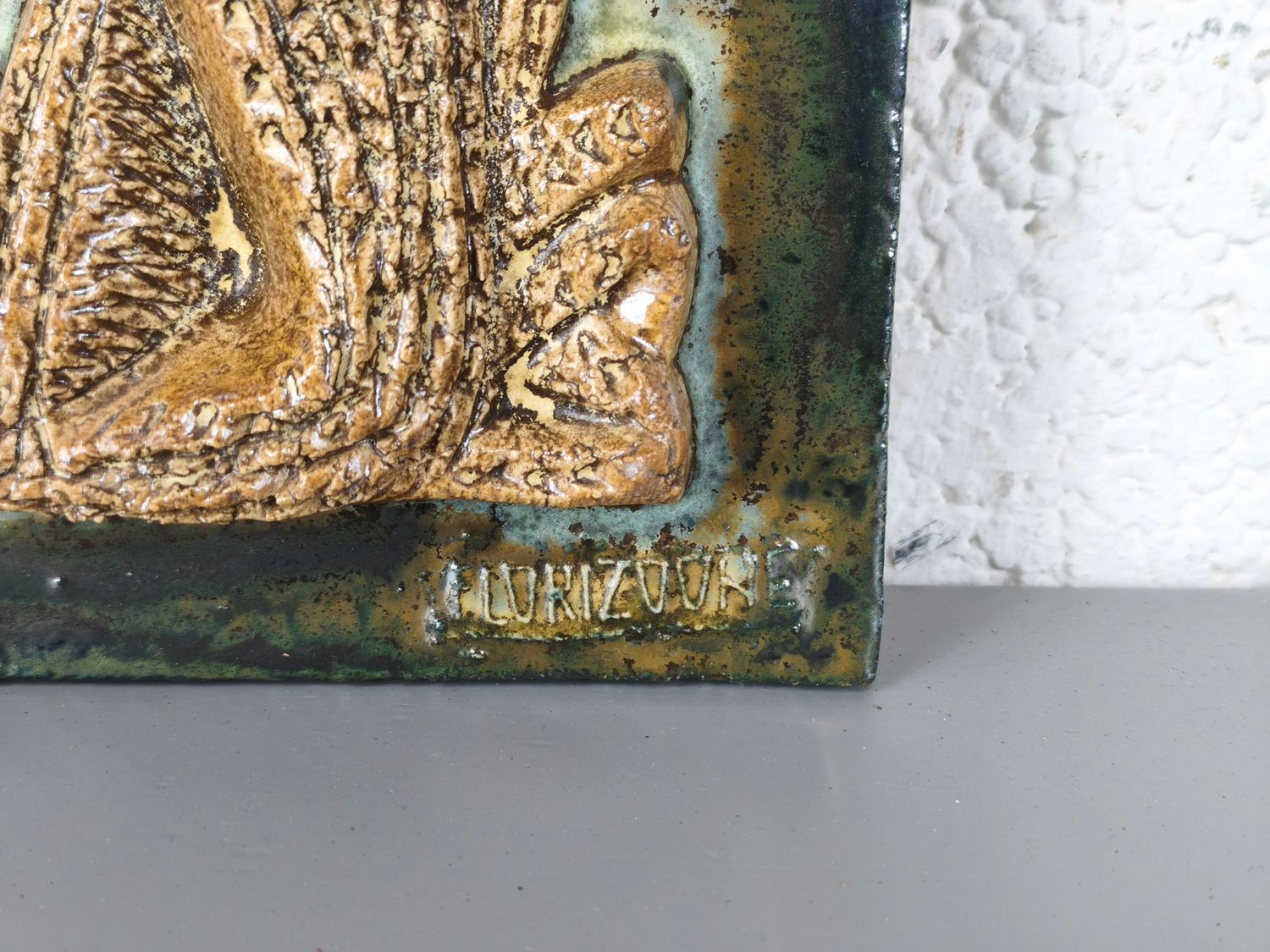 Vintage wall ceramic Florizoone