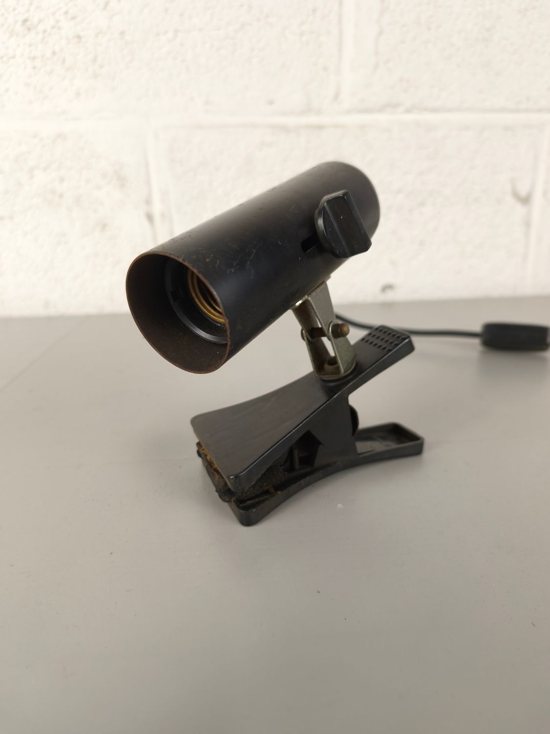 vintage clamp lamp