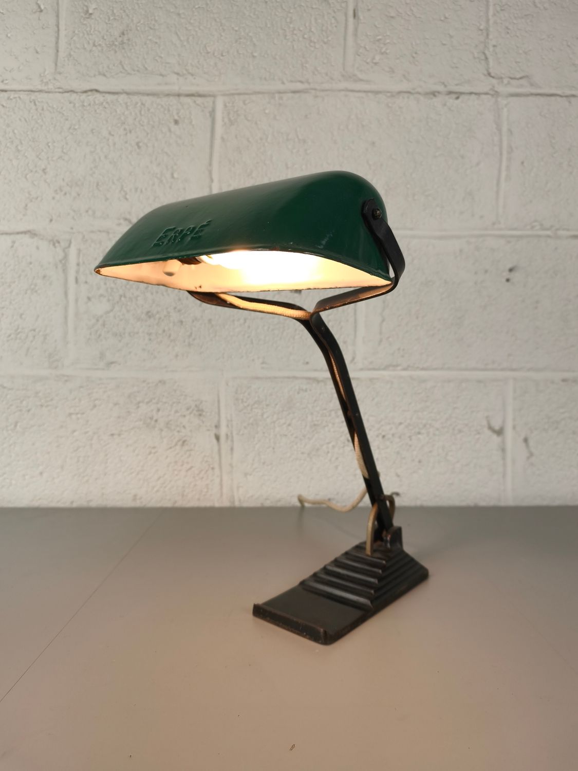 Antique desk lamp Erpé