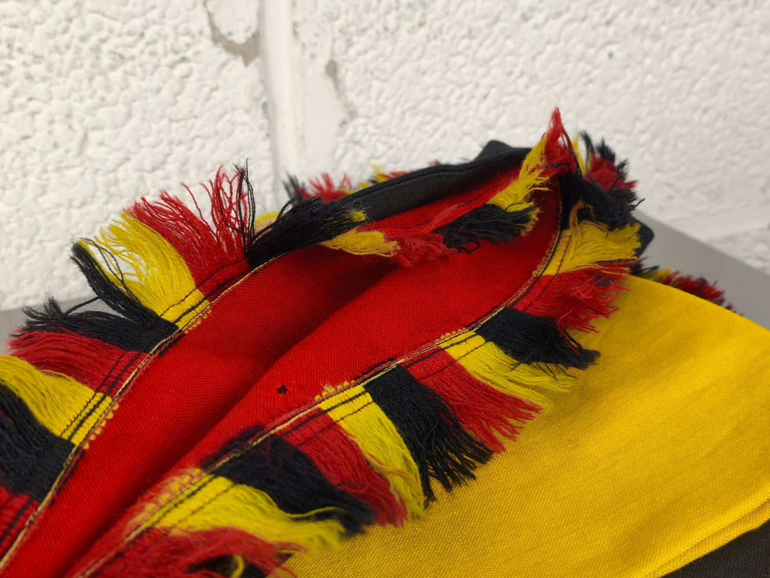 Large old Belgian flag