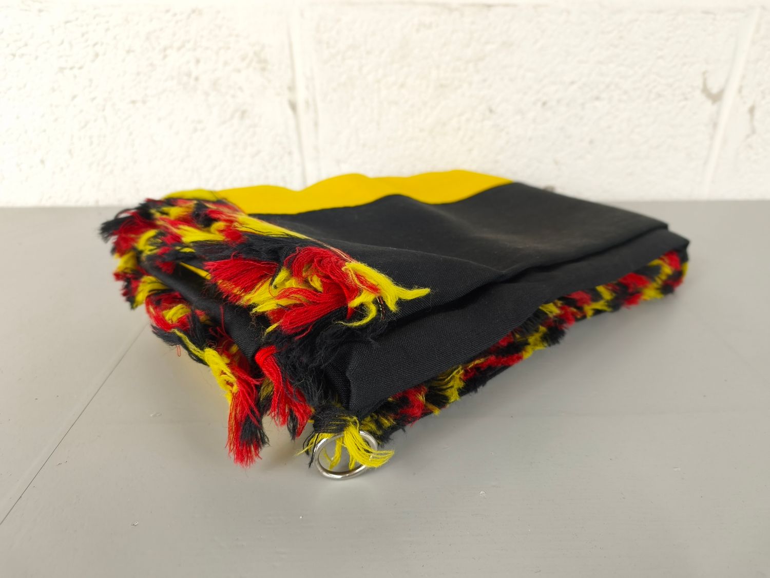 Large old Belgian flag