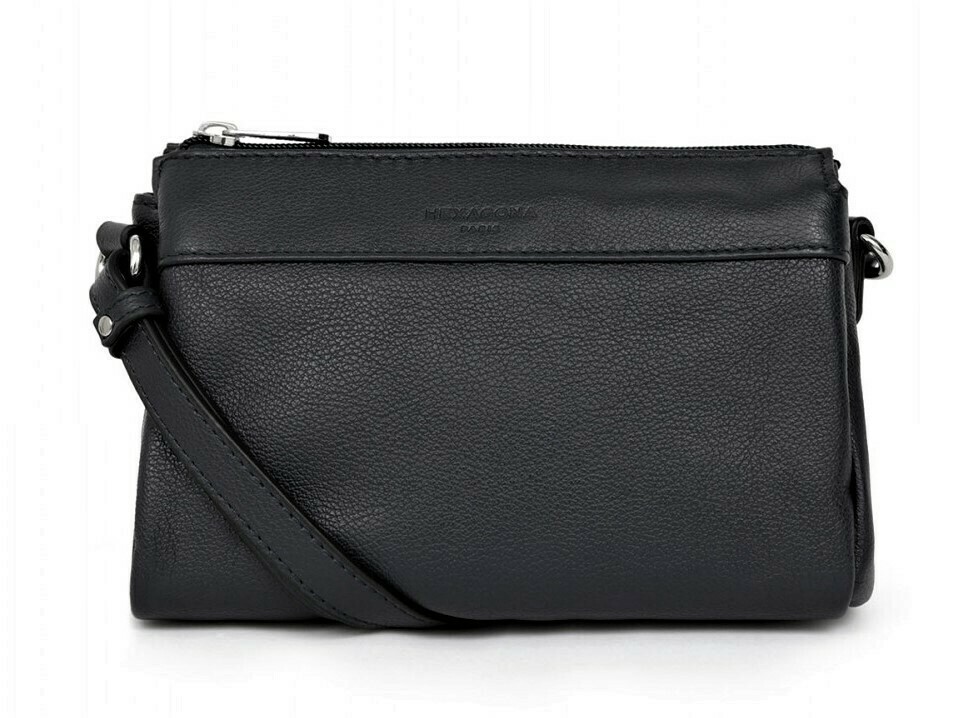 Hexagona Confort Schoudertas Klein, Kleur: Zwart