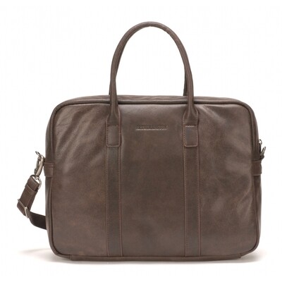 Arthur &amp; Aston DIEGO Boekentas 2 Handvatten  1vak/ A4 Bruin