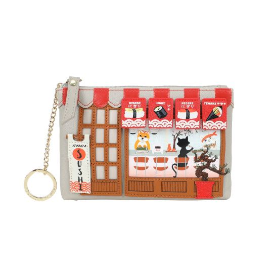 Vendula SUSHI-GREY edition Zipper Coin Purse