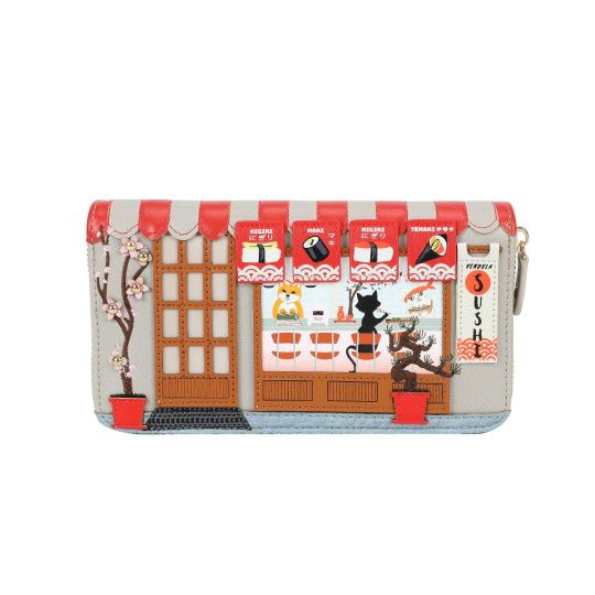 Vendula SUSHI-GREY edition  Large Ziparound
