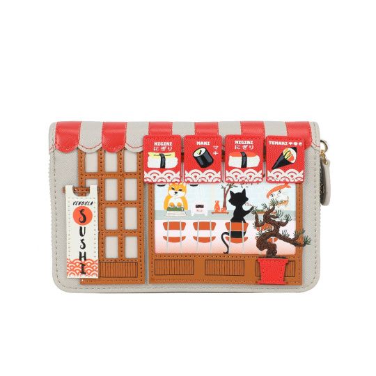 Vendula SUSHI-GREY edition  Medium Ziparound