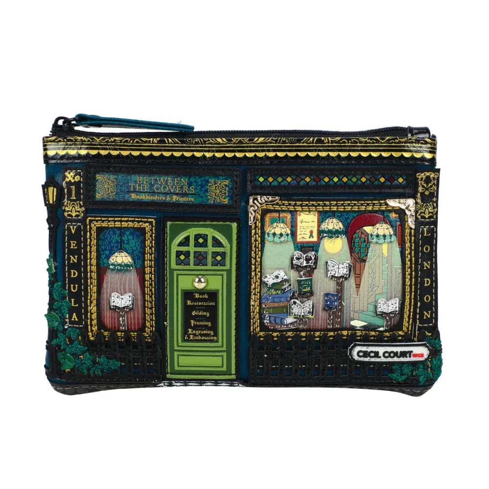 Vendula BETWEEN THE COVERS BOOKBINDERS Zipper Coin Purse