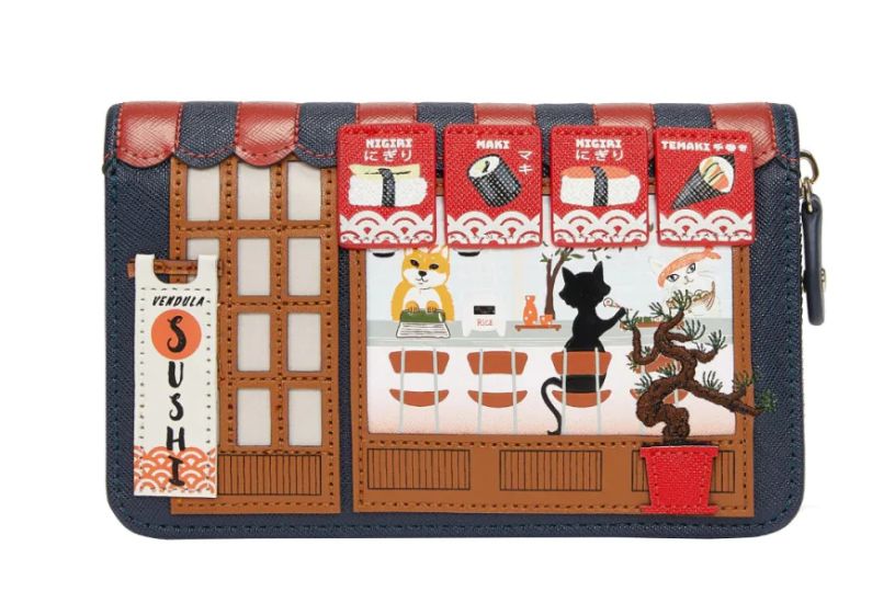 Vendula SUSHI-BLUE edition  Medium Ziparound