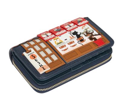 Vendula SUSHI-BLUE edition  Medium Ziparound