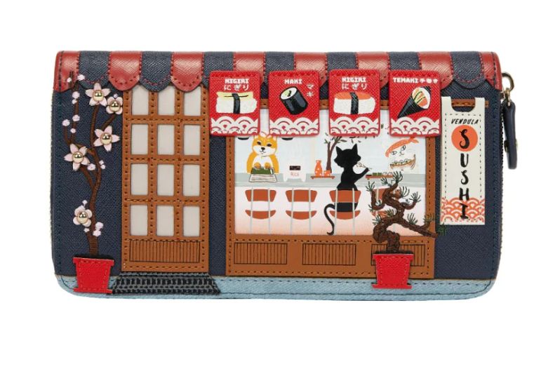 Vendula SUSHI-BLUE edition Large Ziparound