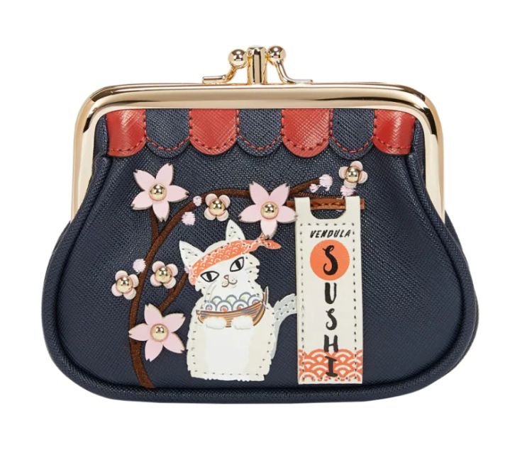 Vendula SUSHI-Blue edition  Clipper Coin Purse