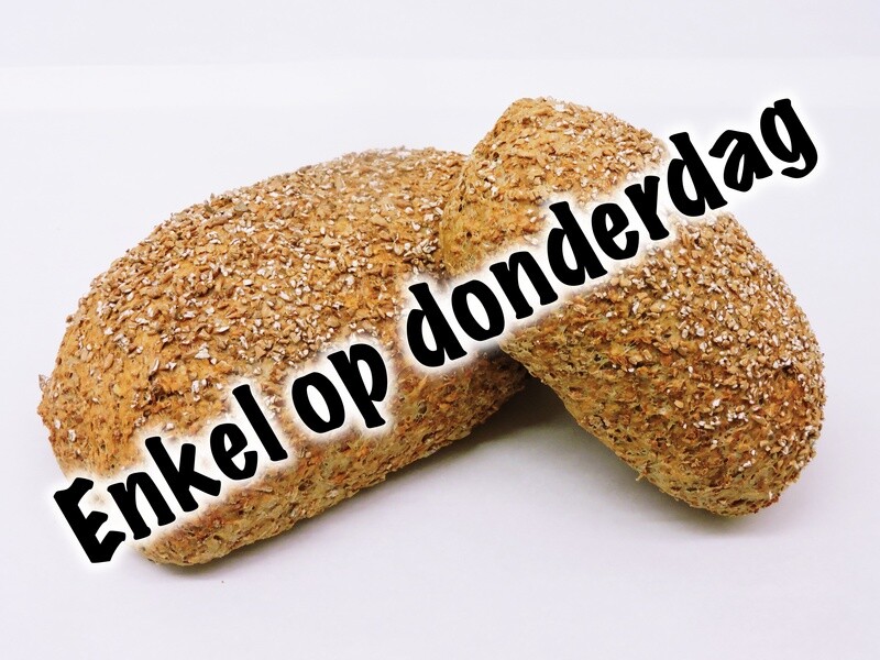 Geplet tarwebrood groot
