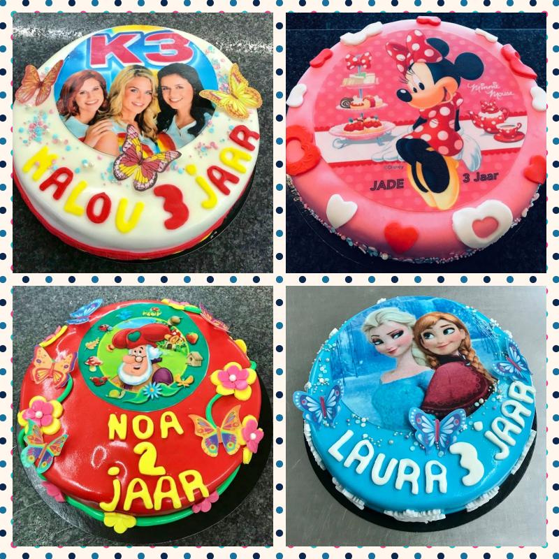Rolfondant biscuit en rolfondant 8 pers.