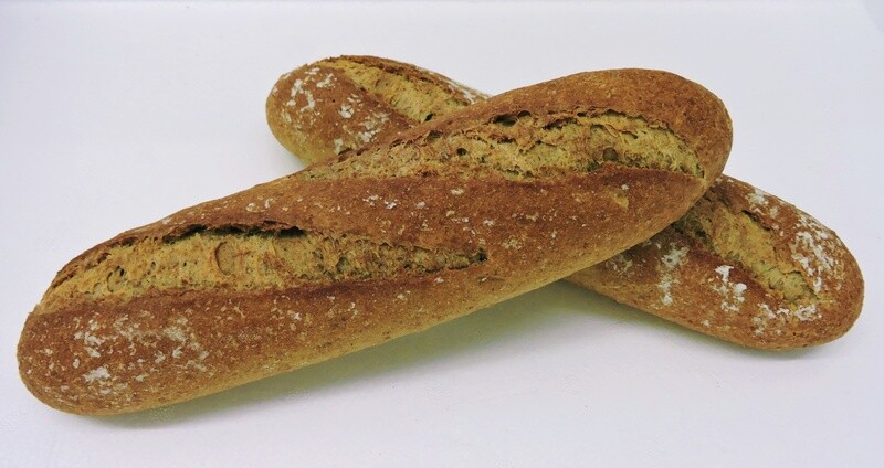 Klein bruin stokbrood
