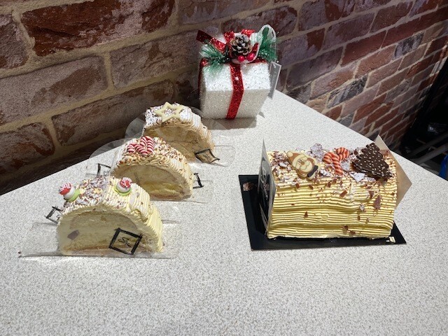 Buche creme au beurre vanille 10 pers.