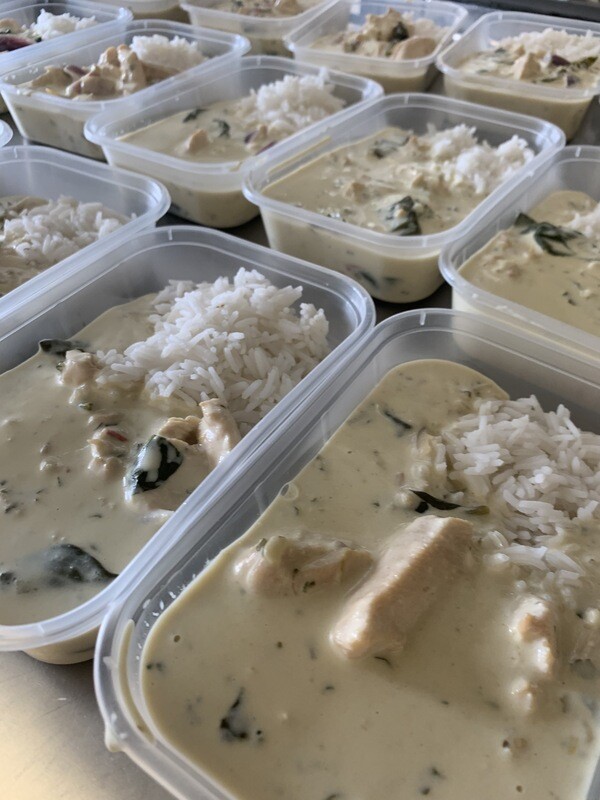 (V) Vegetable Curry and Rice