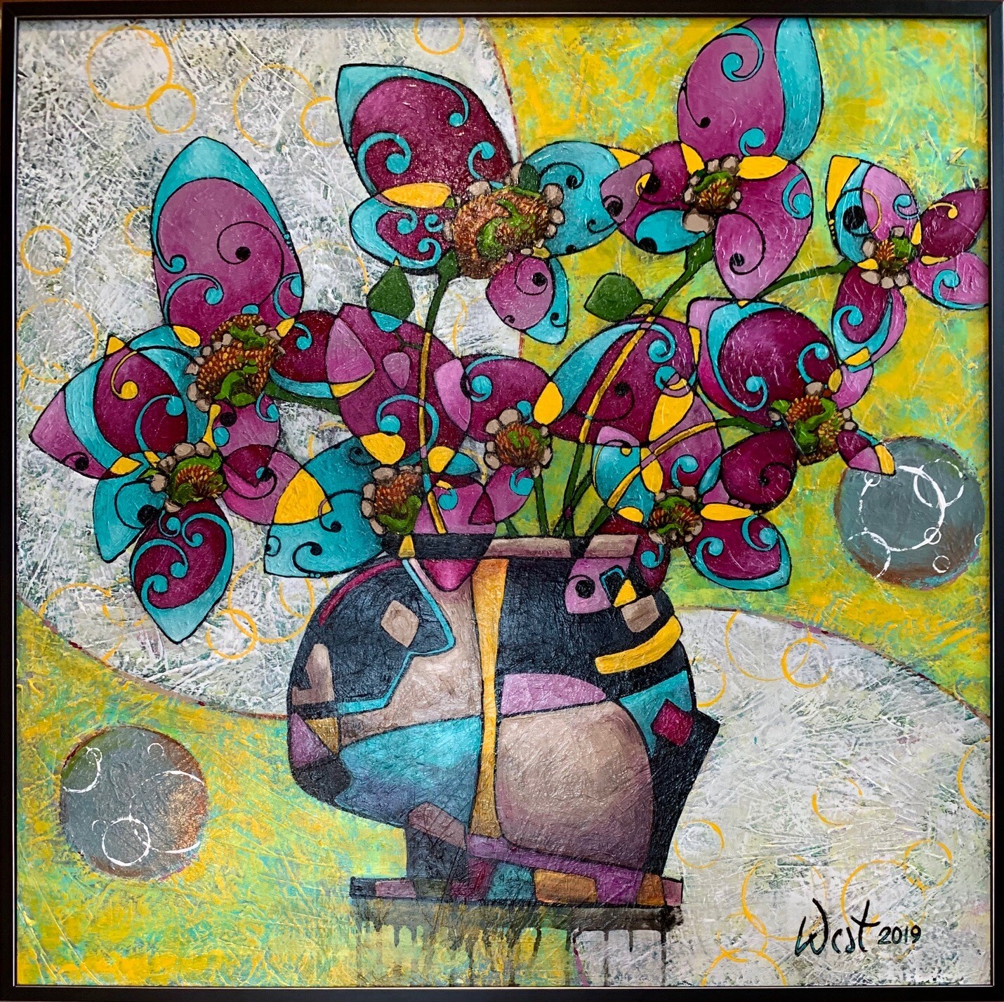 "Love Connection", acrylic