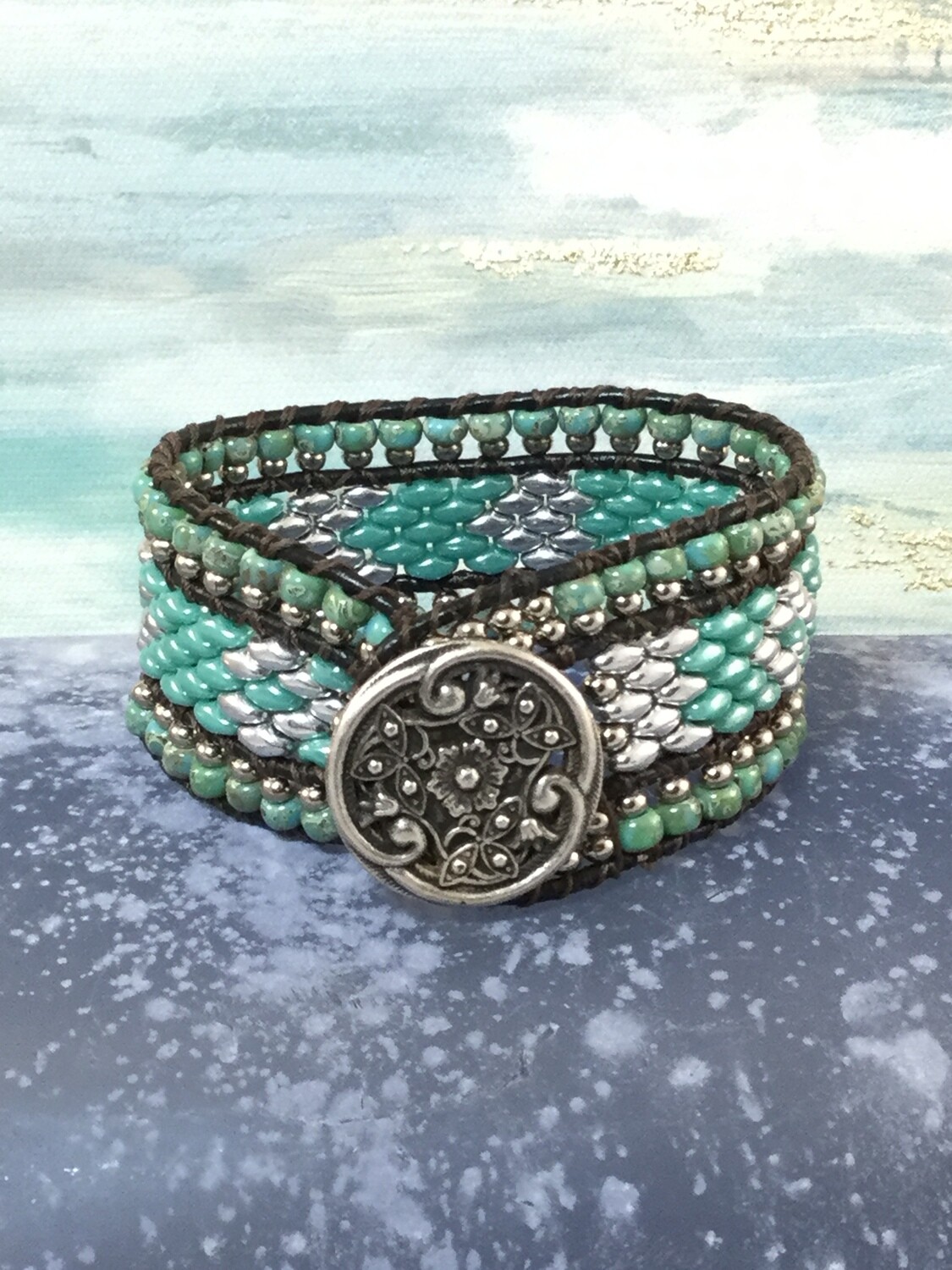 Turquoise and Black