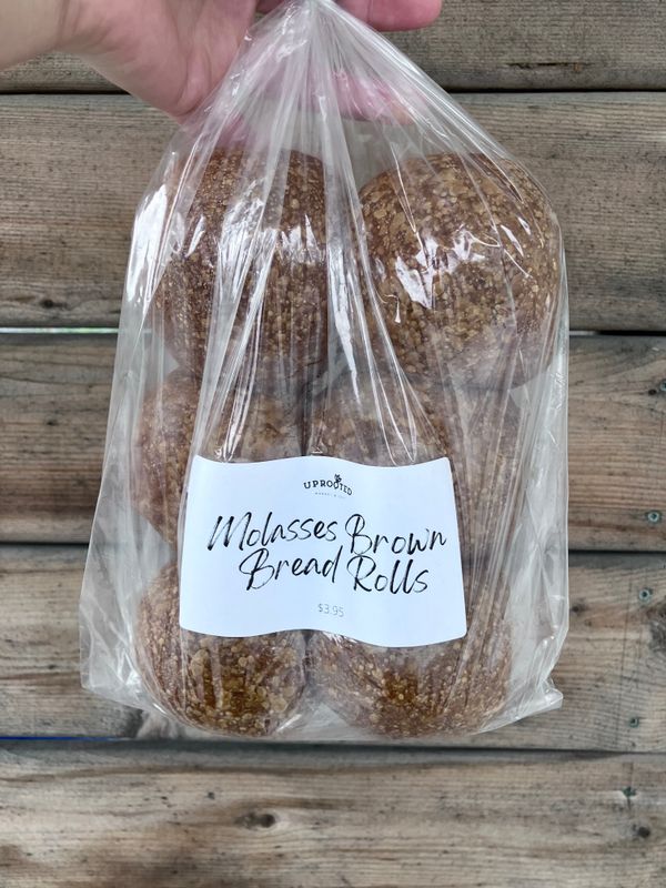Molasses Brown Bread Rolls (6 pack) - Pre-Order