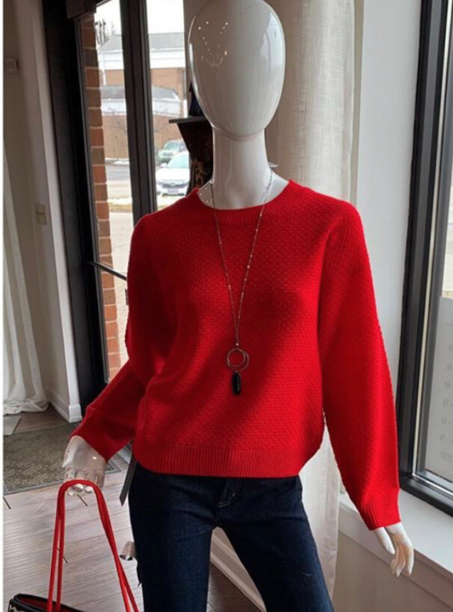 Red L/S Sweater