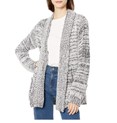 Speckled Chenille Cardi