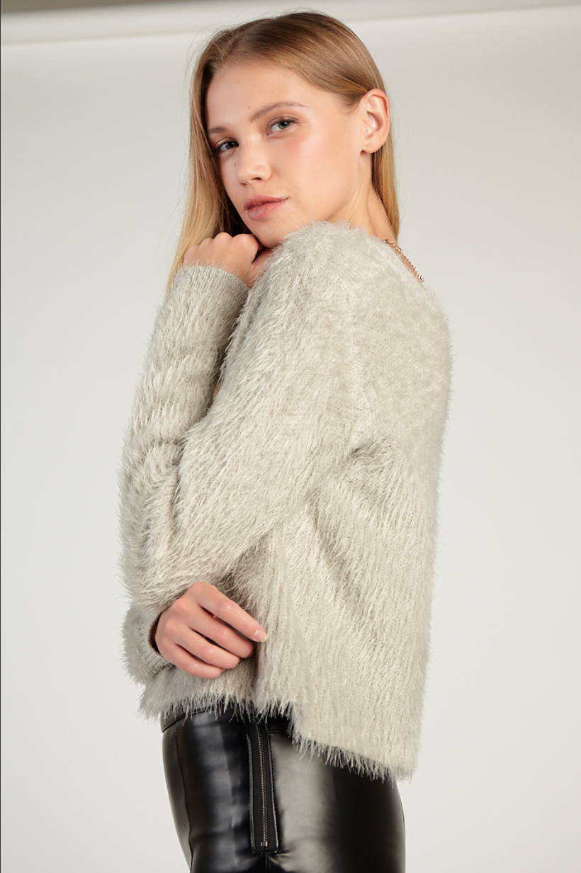 Kari Furry Sweater