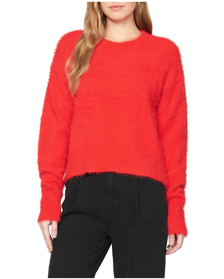 Red Cozy Pollover Sweater