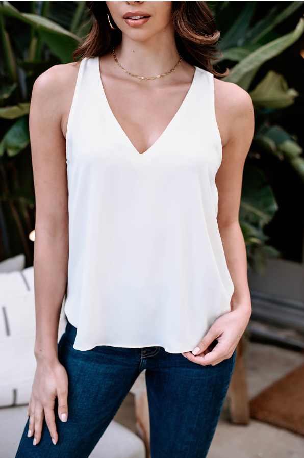 Ivory Shell Blouse