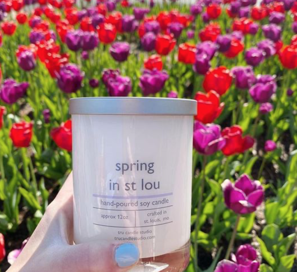 Spring in STL Candle