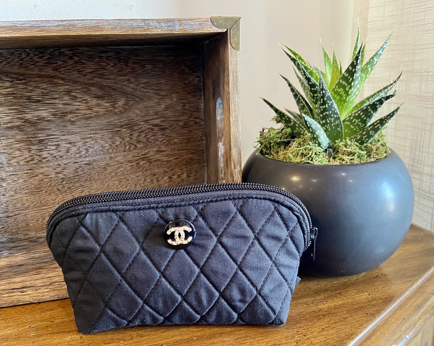 Chanel Pin Cosmetic Bag