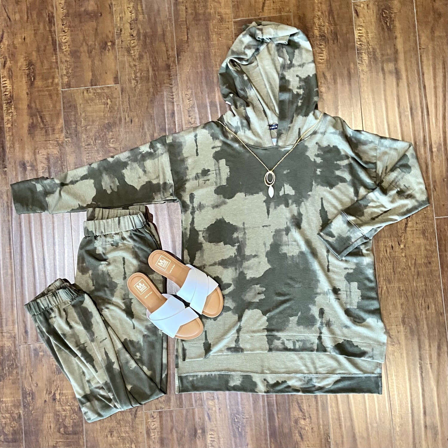 Olive French Terry Hoodie