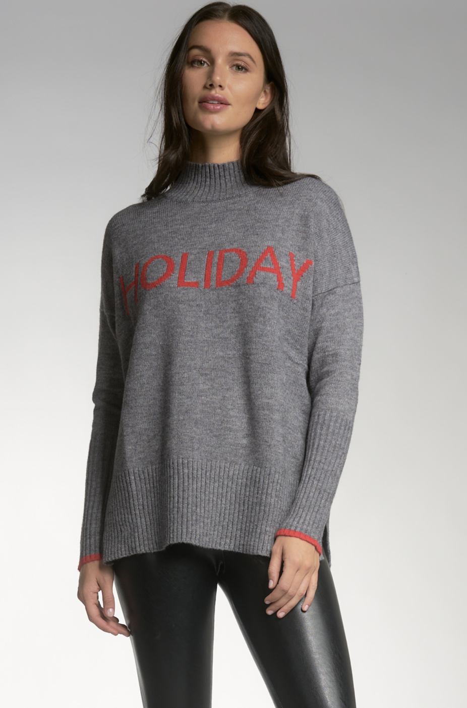 Grey Holiday Sweater