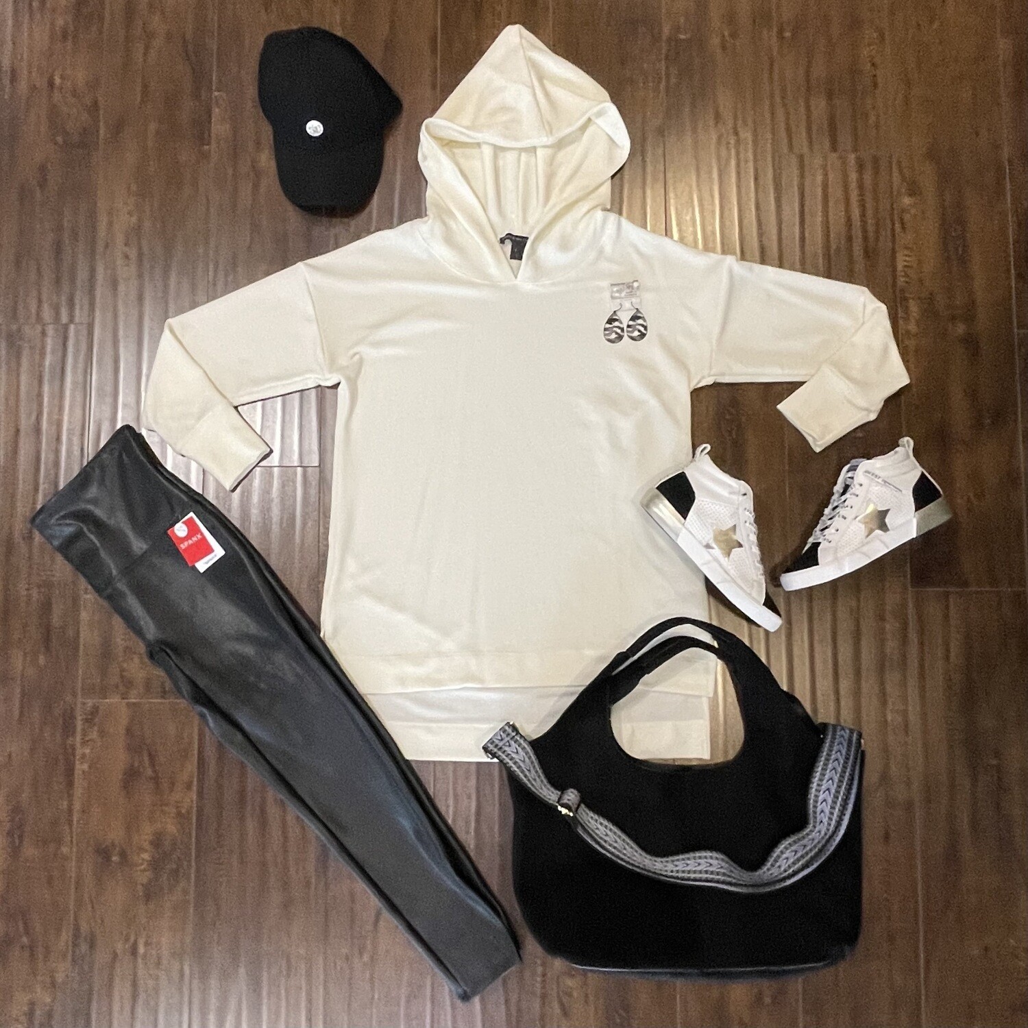 Ivory French Terry Hoodie