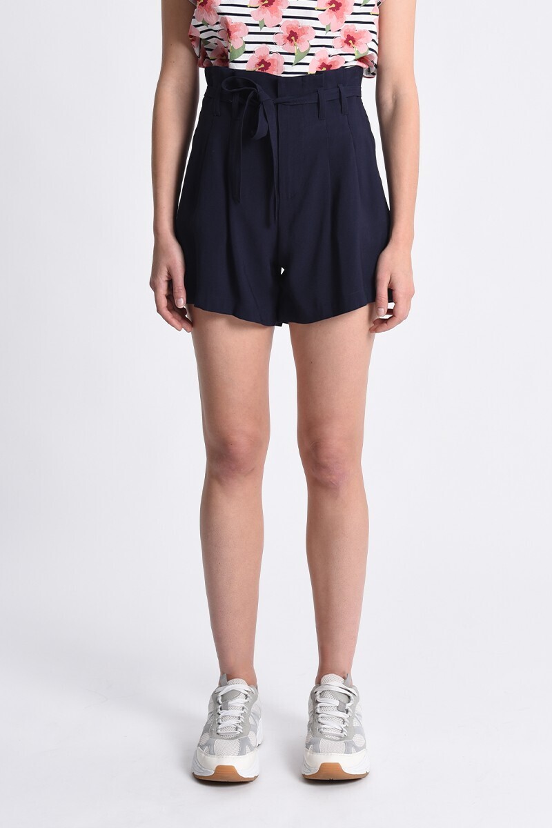 Navy Woven HR Short