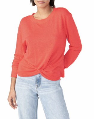 Knotted Knit Sunset Top