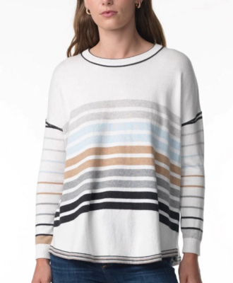 'Chalk' Striped Sweater