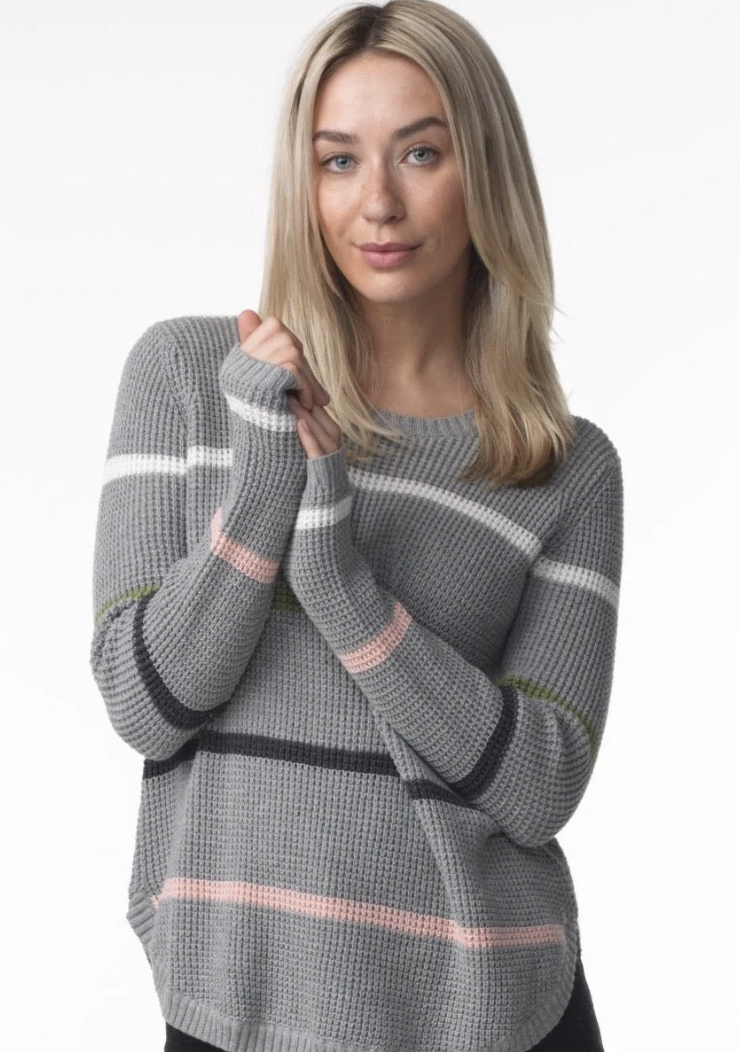 Textured Line Sweater