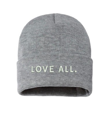 'Love All' Sherpa-Lined Beanie