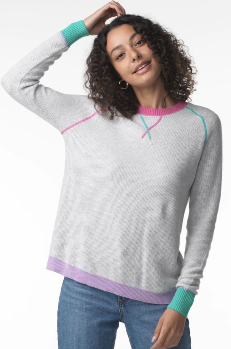Multi Coverstitch Sweater