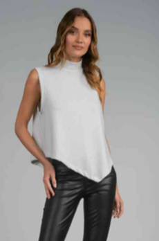 Silver Off-Shoulder Top