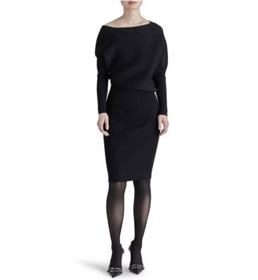 Black Lori Sweater Dress