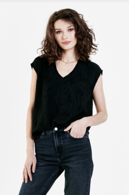 Blk Velvet Yanis Top