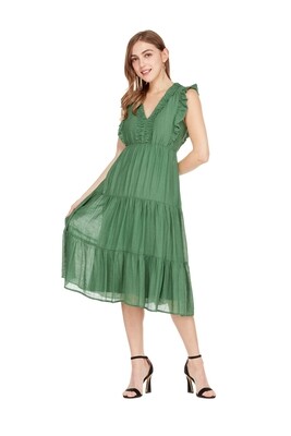 Evergreen Midi Dress