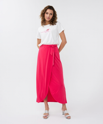 Magenta Modal Maxi Skirt