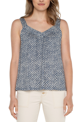 Navy Easy Fit Tank