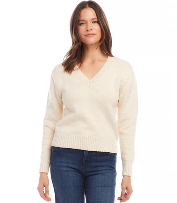 Creamy Beachy Knit Sweater