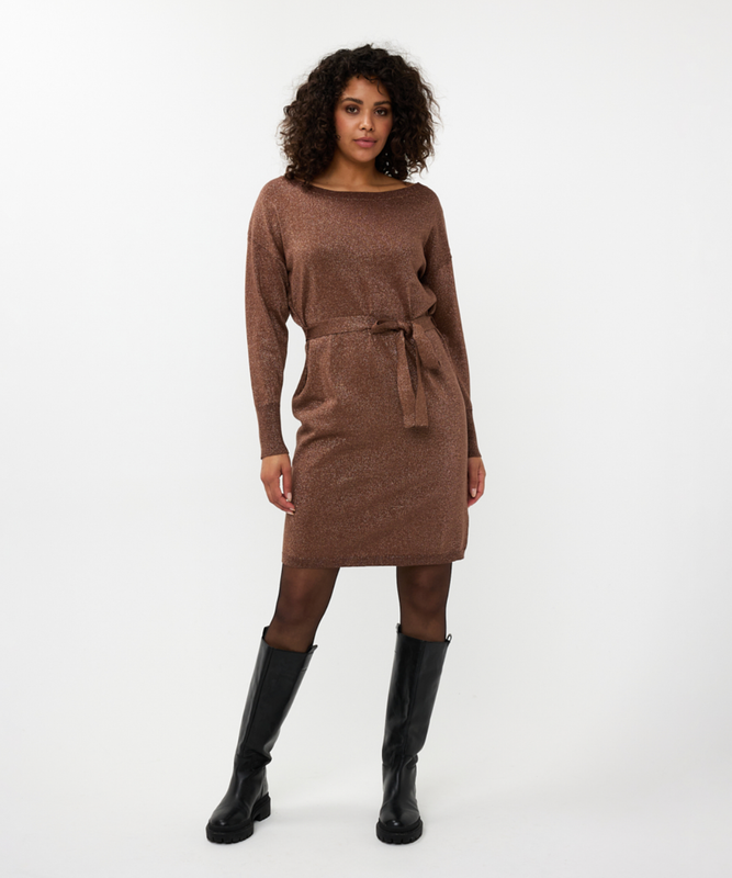 Brandy Lurex Dress