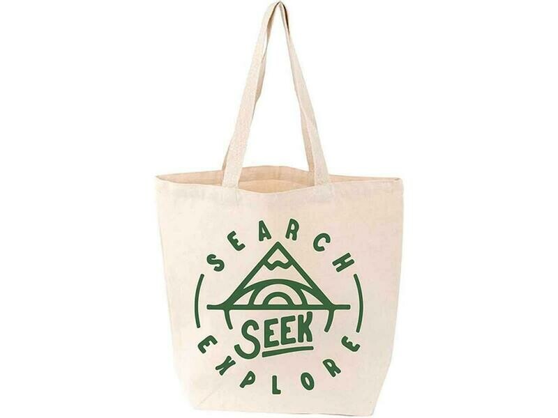 SEARCH, SEEK, EXPLORE GIBBS SMITH TOTE