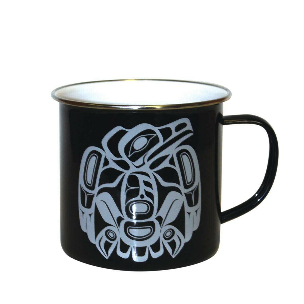 14 OZ RAVEN ENAMEL MUG - NATIVE NORTHWEST